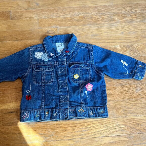 Gap Embroded Denim Jacket